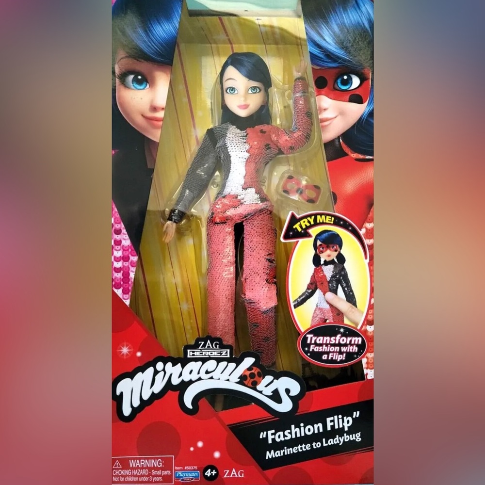 New Miraculous Ladybug flip Doll